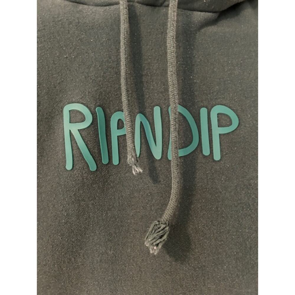 RIPNDIP Green on green Tonal Nermal Sweatshirt Hoodie Size MEDIUM - Picture 2 of 8